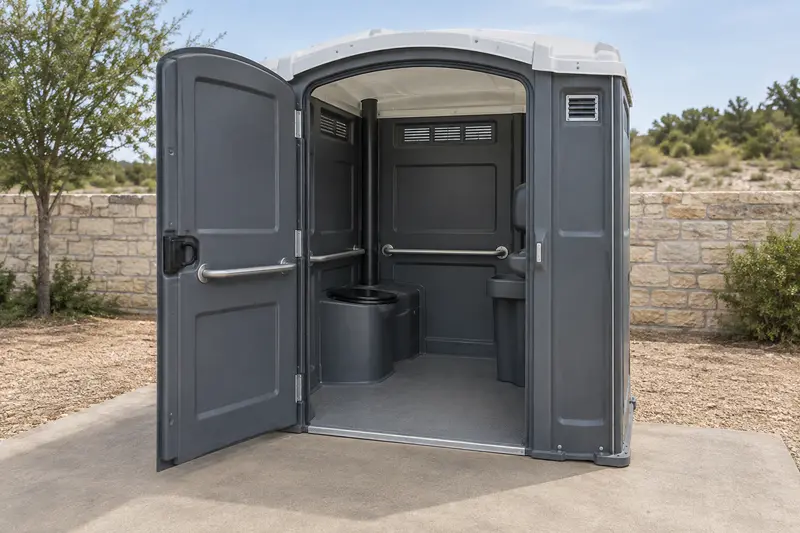 Portable sanitation equipment for rental planning